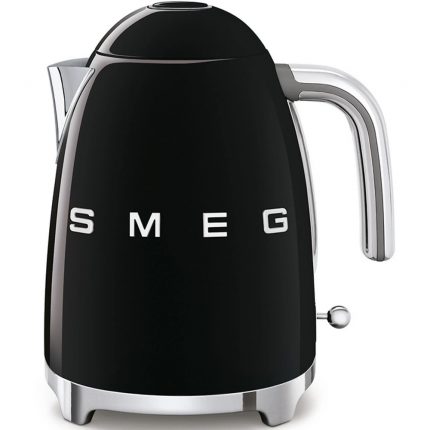 Hervidor Eléctrico Smeg KLF03BLEU, Acero Inoxidable con Cable, 2400 W, 1.7 L, Estilo Retro, Base Giratoria 360º