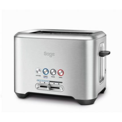Tostadora Eléctrica SAGE STA720BSS2EEU1, Acero Inoxidable, 2 Rebanadas en 2 Ranuras, 1000 W