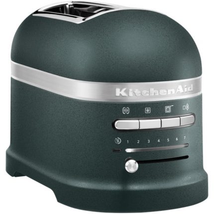 Tostadora Eléctrica KitchenAid 5KMT2204EPP, Acero Inoxidable, 2 Rebanadas en 2 Ranuras, 1250 W, Nivel de Tostado con Control Ajustable